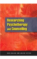 Researching Psychotherapy and Counselling