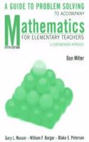 Mathematics for Elementary Teachers