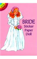 Bride Sticker Paper Doll