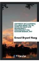 UNIVERSITY OF CALIFORNIA SYLLABUS SERIES