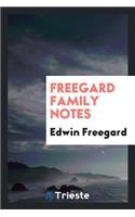 Freegard Family Notes