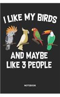 I Like My Birds Notebook