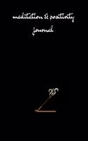 Meditation & positivity journal