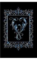 V: Initial Monogram Notebook