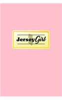 Jersey Girl: Dot Grid Journal - Hockey Jersey Girl Black Sport Hockey Player Gift - Pink Dotted Diary, Planner, Gratitude, Writing, Travel, Goal, Bullet Notebook