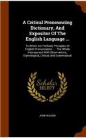 Critical Pronouncing Dictionary, And Expositor Of The English Language ...