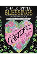 Chalk-Style Blessings Coloring Book