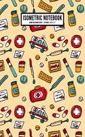 Medical Isometric Graph Paper Notebook