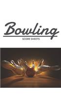Bowling Score Sheets