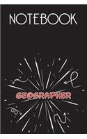 GEOGRAPHER Notebook, Simple Design