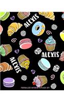 Alexis Personalized Notebook Cupcakes Gift