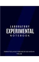 Laboratory Experimental Notebook: A4 Lab Book 132 pages with formatted layout for ease of use when in the lab: Designed by chemistry postgraduate students and ideal for undergraduate
