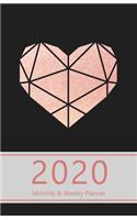 2020 Monthly & Weekly Planner