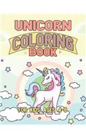 Unicorn Coloring Book for Kids Ages 4-8