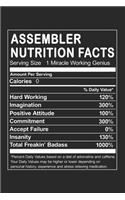 Assembler Nutrition Facts