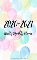 2020-2021 Calendar Weekly And Monthly Planner