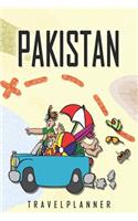 Pakistan Travelplanner: Travel Diary for Pakistan. A logbook with important pre-made pages and many free sites for your travel memories. For a present, notebook or as a par