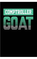 Comptroller GOAT: Black, Green & White Design, Blank College Ruled Line Paper Journal Notebook for Accountants and Their Families. (Bookkeeping and Tax Season 6 x 9 i