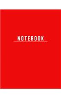 Notebook: Unlined Notebook - Large (8.5 X 11 Inches) - 112 Pages