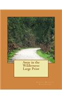 Away in the Wilderness: Large Print