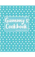 Gammy's Cookbook Blue Polka Dot Edition
