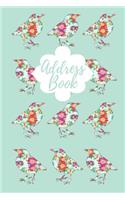 Address Book: Alphabetical Organizer With Birthday, Address, Work/Mobile Numbers, Social media And Email