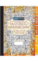 Meridee Winters Music Method Music Homework Book and Practice Tracker for Kids or Adults, Staff Paper, Manuscript Paper, Theory Tools, Practice ... Journal: Orange (8.5x11) (72 pages): Volume 2
