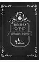 Recipes Cookbook Journal: Blank Cookbook Recipes Journal, Blank Recipe Journal to Write in for Women, Cookbook for Mom, Cookbook Recipes Notes, Recipe Notebook 6 X 9 (Volume 