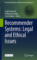 Recommender Systems: Legal and Ethical Issues