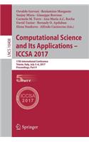 Computational Science and Its Applications – ICCSA 2017