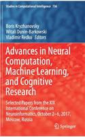 Advances in Neural Computation, Machine Learning, and Cognitive Research