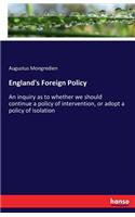England's Foreign Policy
