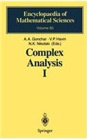 Complex Analysis I