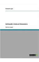 Hofsteede's Cultural Dimensions