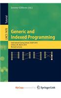 Generic and Indexed Programming