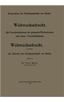 Weltwechselrecht