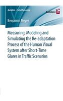 Measuring, Modeling and Simulating the Re-adaptation Process of the Human Visual System after Short-Time Glares in Traffic Scenarios: (89 AutoUni – Schriftenreihe)