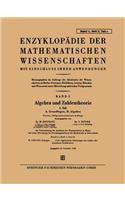 Enzyklopädie Der Mathematischen Wissenschaften Mit Einschluss Ihrer Anwendungen
