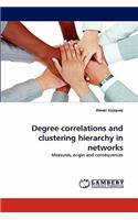 Degree Correlations and Clustering Hierarchy in Networks