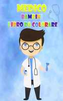 Libro da colorare dottore per bambini dai 2 ai 6 anni