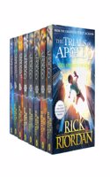 Rick Riordan Trials of Apollo & Magnus Chase Series 8 Book Set Collection