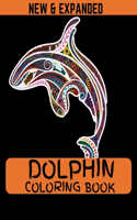 Dolphin Coloring Book (New & Expanded): Best size coloring book