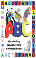 ABC My Monkey Alphabet and Coloring Book