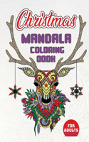 Christmas Mandala Coloring Book for adults