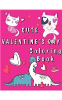 Cute Valentine's Day Coloring Book