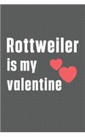 Rottweiler is my valentine: For Rosyjski Spaniel Dog Fans