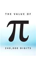 The Value of p 240,000 Digits