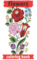 Flowers coloring book