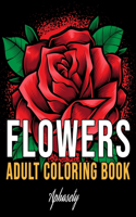 Flowers Adult Coloring Book