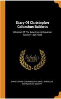 Diary of Christopher Columbus Baldwin